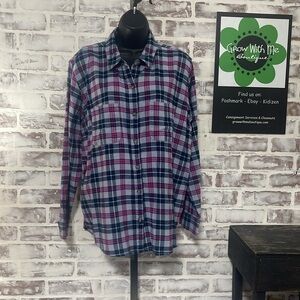 Universal thread plaid flannel large
